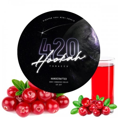 Тютюн 420 Cranberry Juice (Журавлина) 100 гр