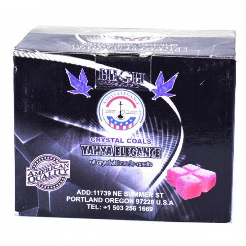 Вугілля кокосове Coco Yahya Elegance 0.5 кг BOX | у подарунковому боксі