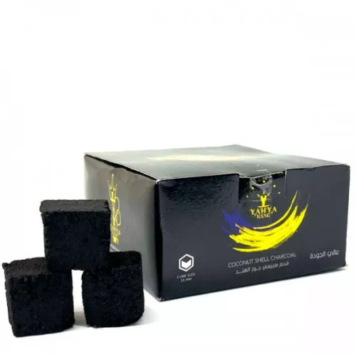 Вугілля кокосове Coco Yahya Elegance King 32 cube | куби 32×32 мм