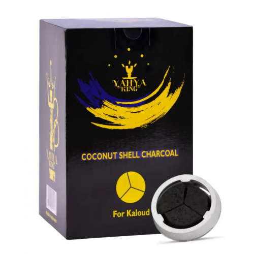 Вугілля кокосове Coco Yahya Elegance King Calaud 1 кг | підходить для калауда