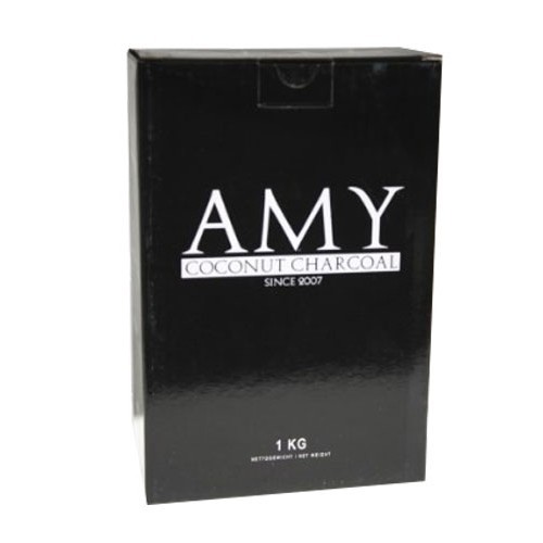 Вугілля кокосове для кальяну AMY 1 кг
