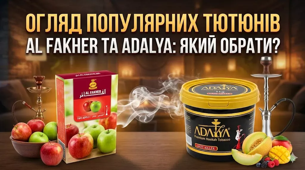 Al Fakher чи Adalya — порівняння тютюну для початківців